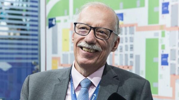 Sérgio Jardim, diretor da Latin America Aerospace & Defence (LAAD), maior feira de defesa e segurança da América Latina, em entrevista durante a edição de 2025 - Sputnik Brasil