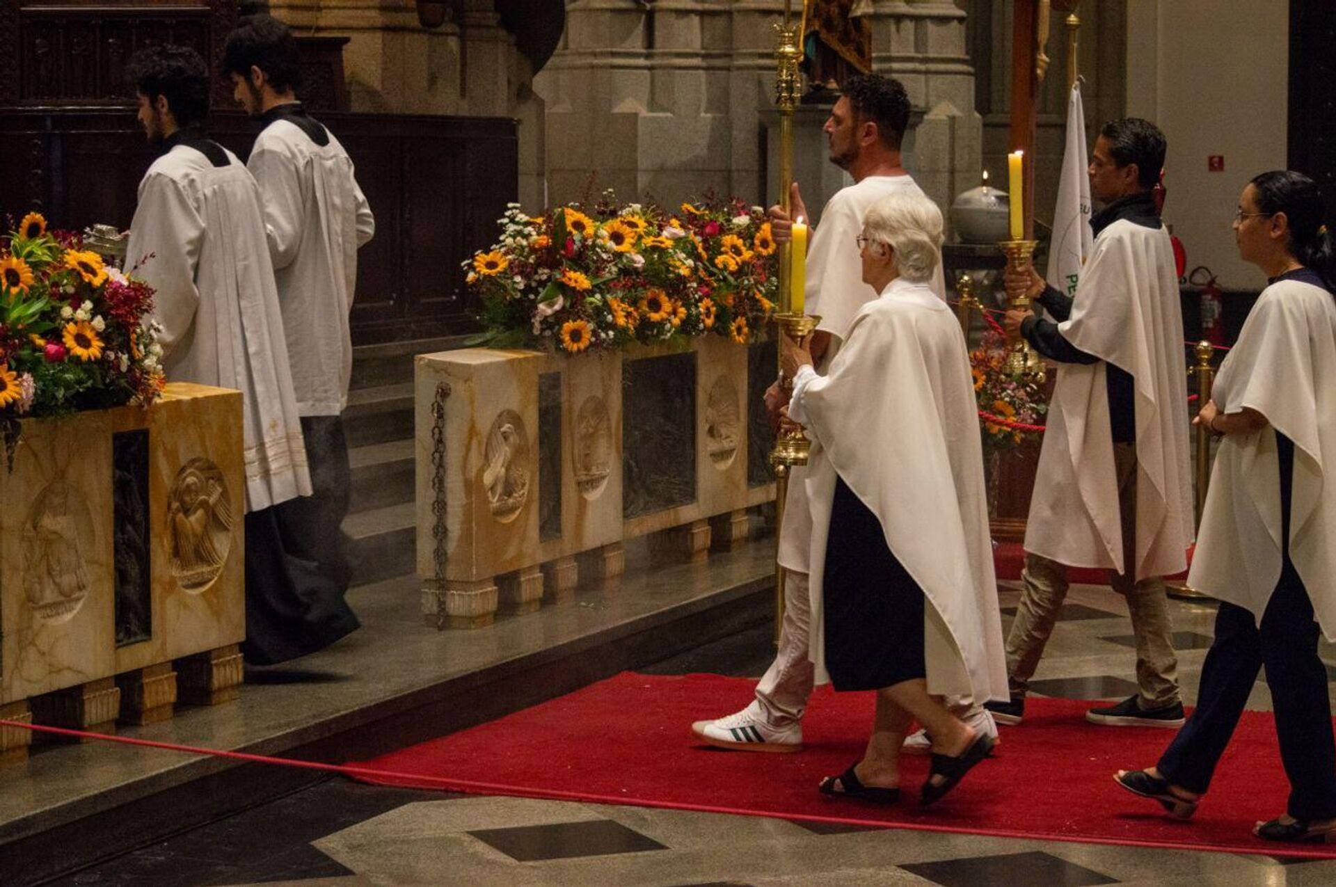 A Catedral Metropolitana de São Paulo, também conhecida como Catedral da Sé, é considerada o principal templo católico da cidade. Brasil, 20 de abril de 2025 - Sputnik Brasil, 1920, 20.04.2025