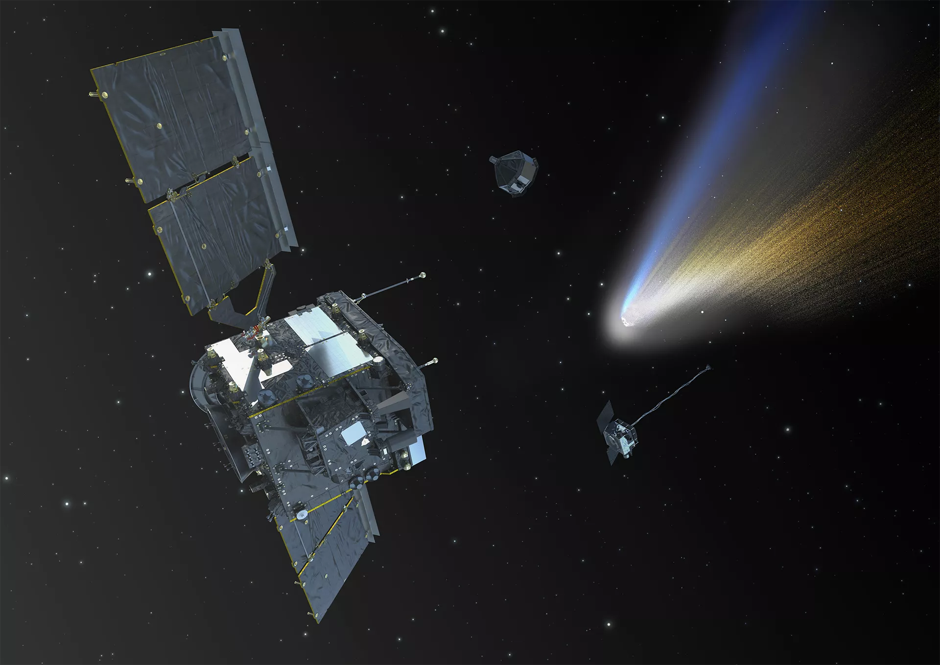 A missão Comet Interceptor está programada para ser lançada em 2029 - Sputnik Brasil, 1920, 22.04.2025