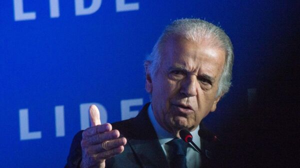 Ministro da Defesa, José Mucio, lamenta o desgaste institucional das Forças Armadas após os atos de 8 de Janeiro durante discurso no LIDE. São Paulo, 5 de maio de 2025 - Sputnik Brasil