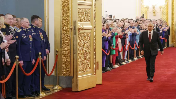 Tomada de posse do presidente da Rússia Vladimir Putin em 7 de maio de 2024. (Foto de arquivo) - Sputnik Brasil