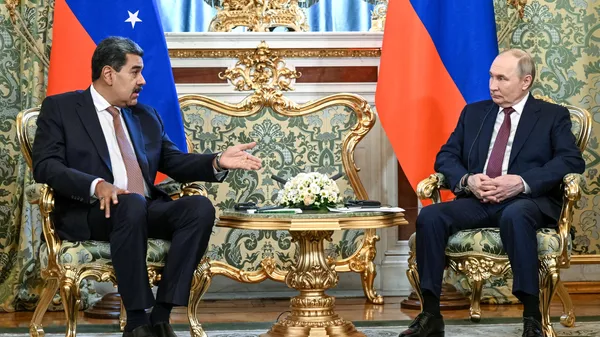 O presidente da Venezuela, Nicolás Maduro, e o presidente da Rússia, Vladimir Putin - Sputnik Brasil