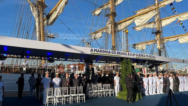 Evento que homenageou os heróis do mar, combatentes da Marinha que lutaram na Segunda Guerra Mundial, aconteceu no Espaço Cultural da Marinha, no Rio de Janeiro (RJ), Brasil - Sputnik Brasil