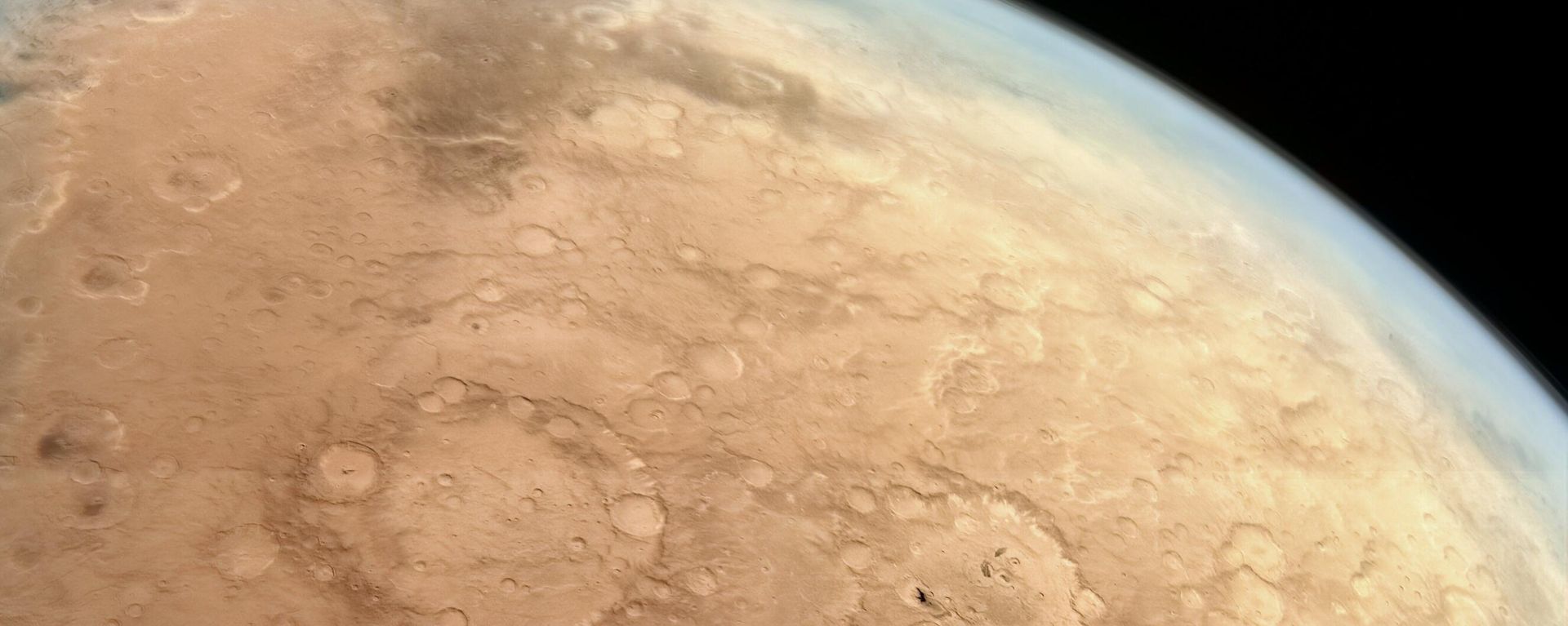 Cratera Cassini (415 quilômetros de diâmetro) Arabia Terra, Marte - Sputnik Brasil, 1920, 27.10.2026