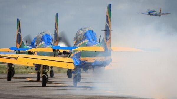 Esquadrão de Demonstração Aérea conclui treinamento na Base Aérea de Natal, no Rio Grande do Norte. Brasil, 2 de abril de 2014 - Sputnik Brasil