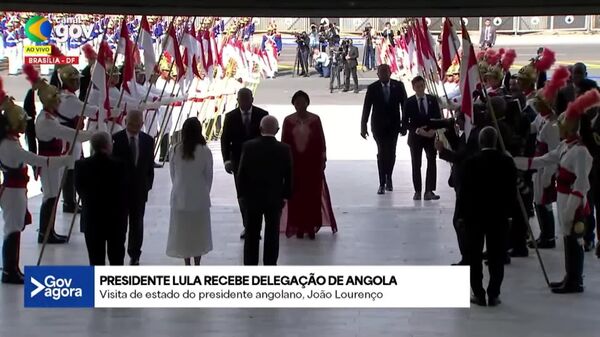 Luiz Inácio Lula da Silva recebe presidente angolano João Lourenço - Sputnik Brasil