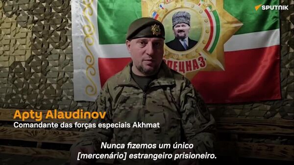 🪖 Mercenários estrangeiros nunca se tornam prisioneiros das forças especiais russas Akhmat, diz comandante - Sputnik Brasil
