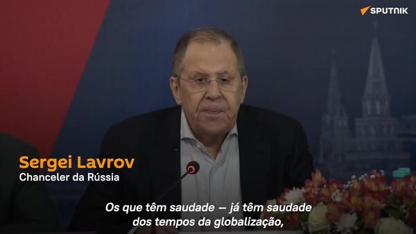 Fortalecimento da multipolaridade é recebido pelo Ocidente de modo ambíguo, observa Lavrov - Sputnik Brasil