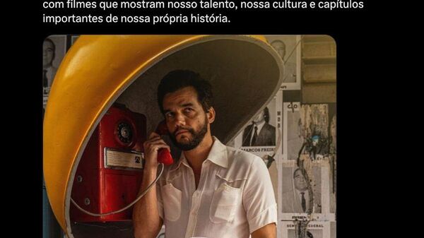 Lula celebra vitória do cinema brasileiro em Cannes: 'Dia de sentir ainda mais orgulho de ser brasileiro' - Sputnik Brasil