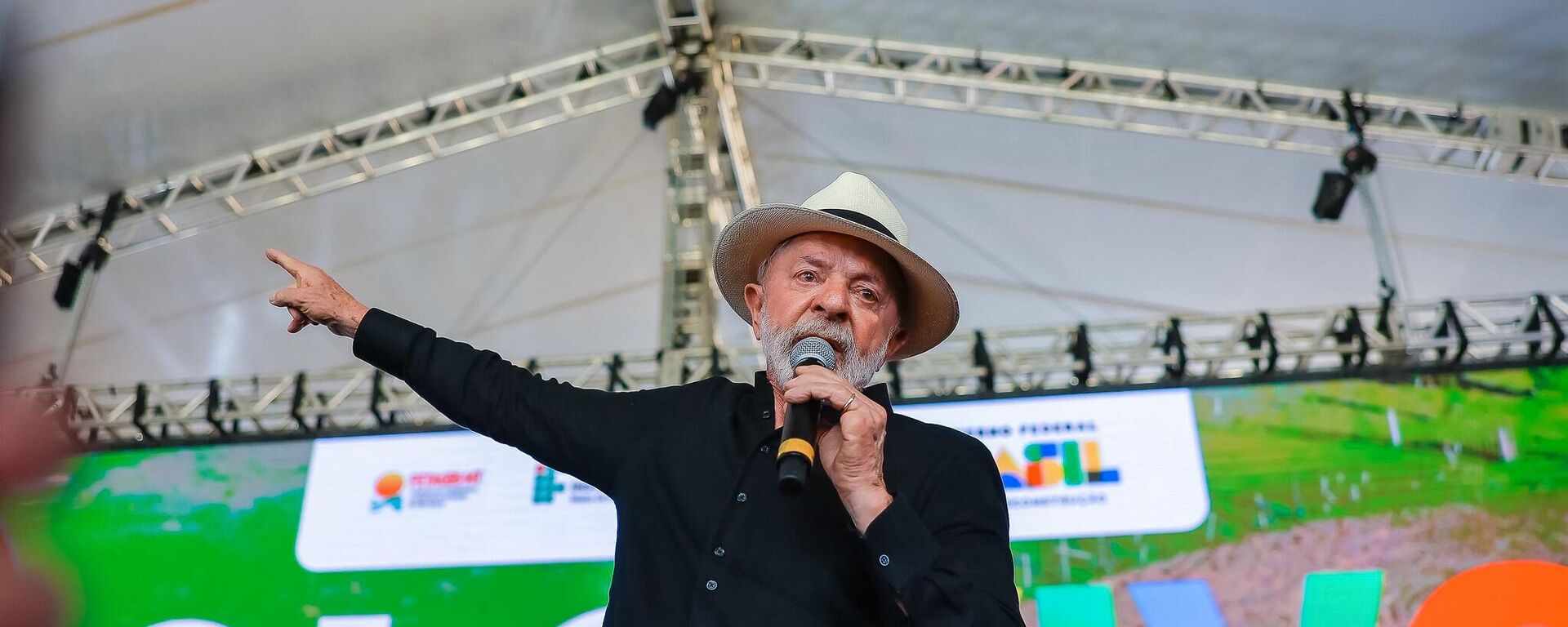 Lula discursa durante a cerimônia de lançamento do Programa Solo Vivo, em Campo Verde (MT). Brasil, 24 de maio de 2025 - Sputnik Brasil, 1920, 24.05.2025