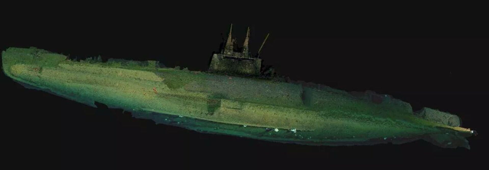 Expedição revela imagens 3D inéditas de submarino naufragado em 1917 na costa de San Diego Expedição revela imagens 3D inéditas de submarino naufragado em 1917 na costa de San Diego
