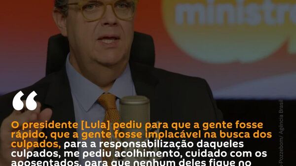 O governo federal tem a intenção de devolver os valores que foram descontados de forma indevida de aposentados e pensionistas do Instituto Nacional do Seguro Social (INSS) antes do dia 31 de dezembro deste ano, de acordo com o prazo dado na terça-feira (27), em reunião do Conselho Nacional da Previdência Social (CNPS) - Sputnik Brasil