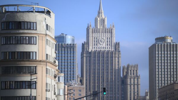 O prédio do Ministério das Relações Exteriores da Rússia - Sputnik Brasil