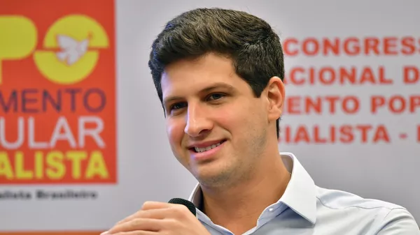 Prefeito de Recife, João Campos, participa do XVI Congresso Nacional do PSB em 31 de maio de 2025 - Sputnik Brasil
