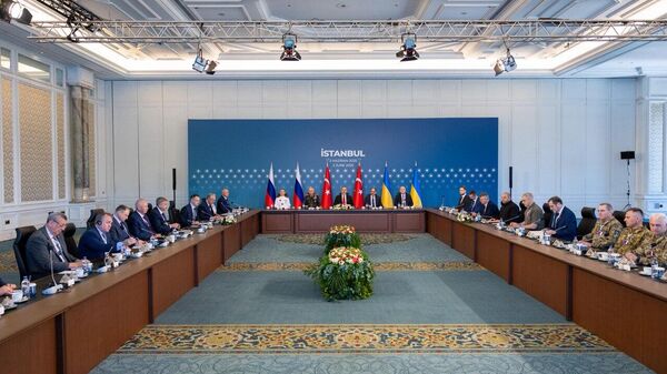  Segunda rodada de negociações entre Rússia e Ucrânia começa em Istambul - Sputnik Brasil