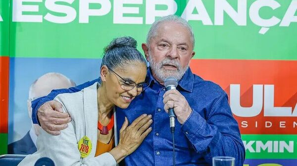 'Lula diz que Marina Silva 'está magrinha de tanto trabalhar' - Sputnik Brasil