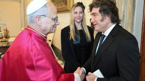 Papa Leão 14 recebe Javier Milei no Vaticano - Sputnik Brasil