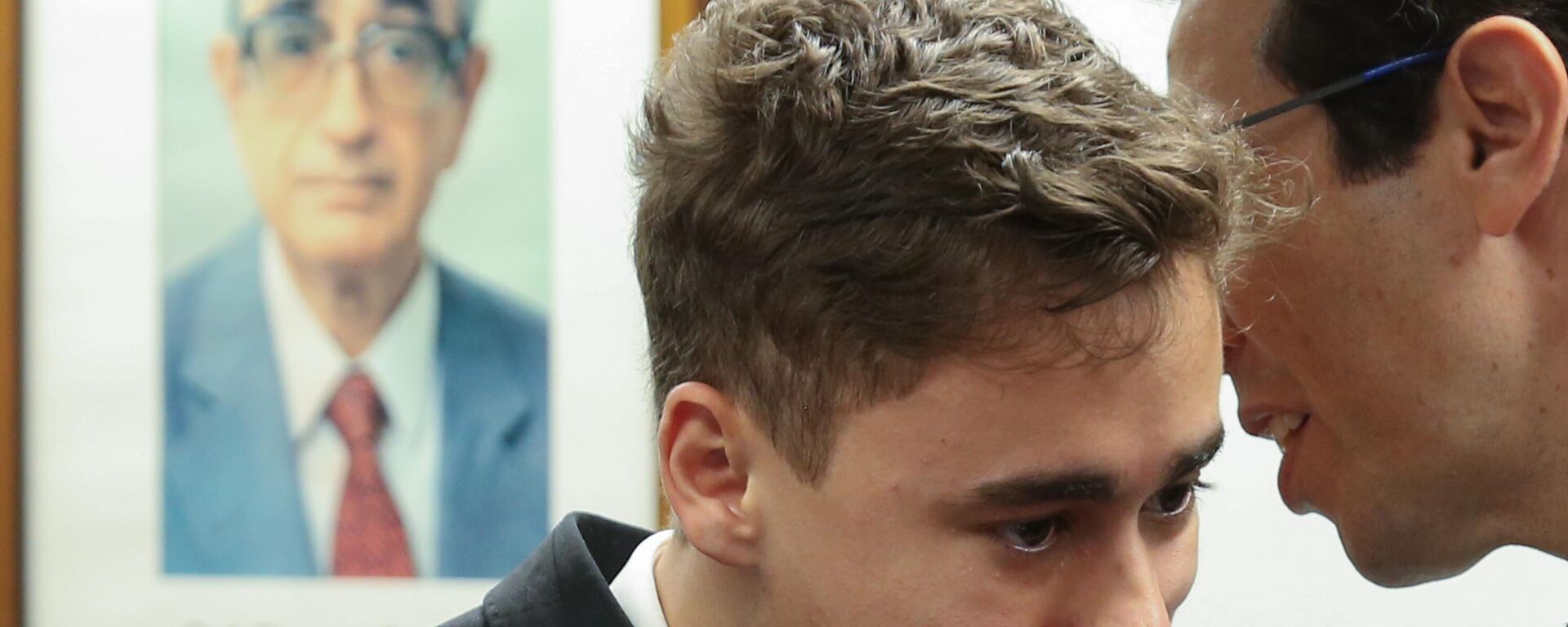 O deputado Nikolas Ferreira (PL-MG), na primeira reunião como presidente da comissão de Educação, Brasília (DF), 13 de março de 2024 - Sputnik Brasil, 1920, 10.06.2025