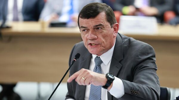 Ex-ministro da Defesa Paulo Sérgio Nogueira presta depoimento durante interrogatórios dos réus da Ação Penal (AP) 2668 em 10 de junho de 2025 - Sputnik Brasil