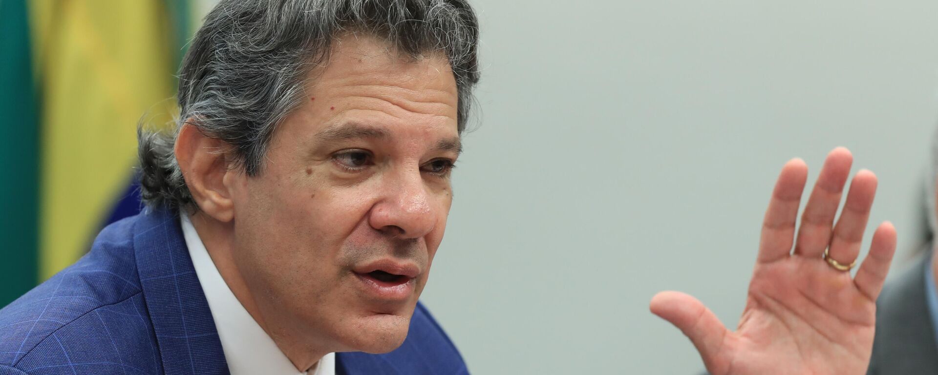 O ministro da Fazenda, Fernando Haddad, durante audiência pública conjunta,  promovida pelas comissões de Finanças e Tributação e de Fiscalização Financeira e Controle da Câmara dos Deputados, em 11 de junho de 2025 - Sputnik Brasil, 1920, 11.06.2025