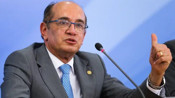 Gilmar Mendes elogiou Xi Jinping durante sessão sobre regulamentação das redes - Sputnik Brasil