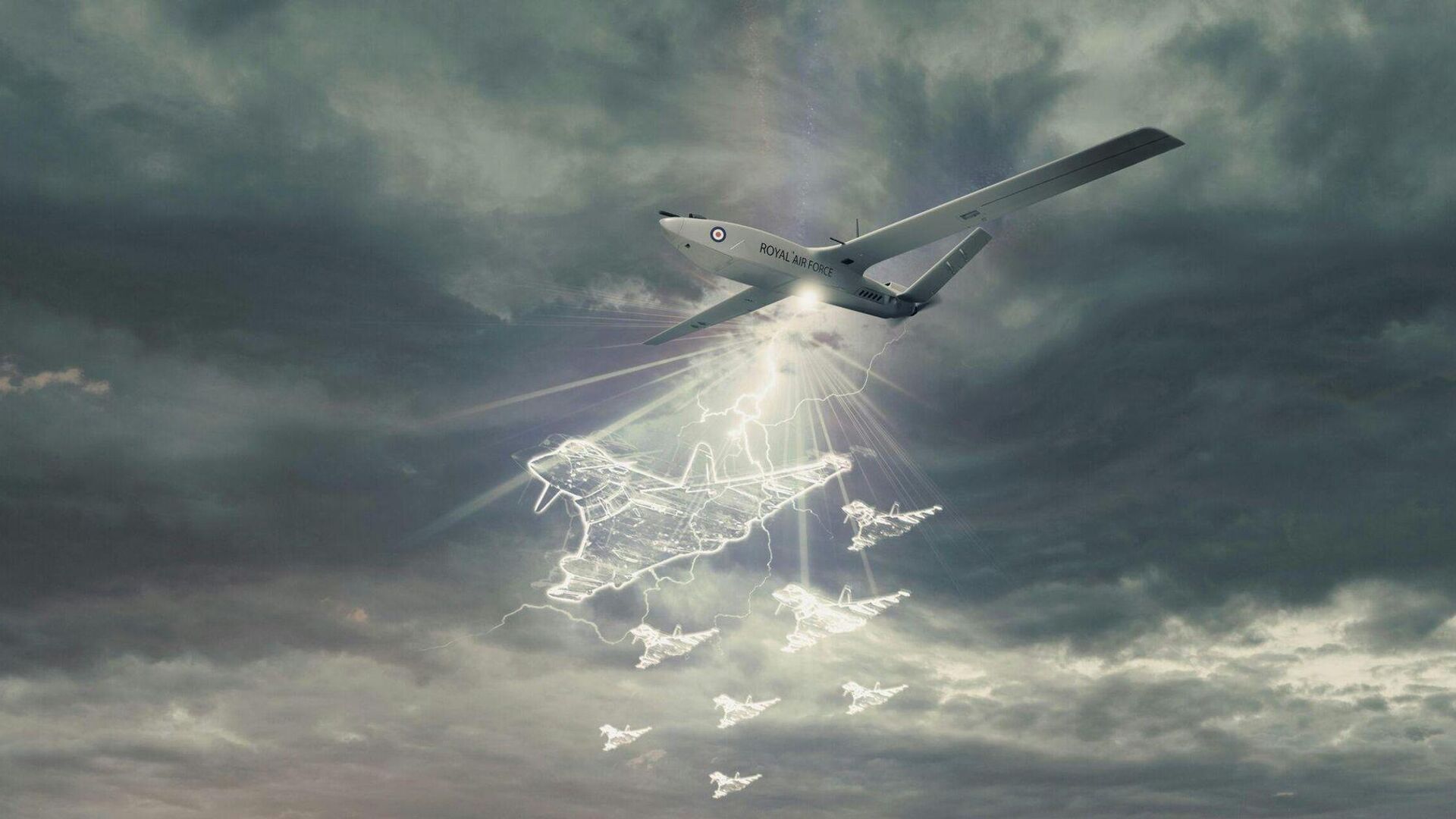 Como parte de seu compromisso contínuo com a inovação em defesa do Reino Unido, a TEKEVER está desempenhando um papel fundamental no programa StormShroud da Força Aérea Real do Reino Unido — uma iniciativa de guerra eletrônica de última geração no âmbito do Programa de Plataformas Colaborativas Autônomas (ACP, na sigla em inglês) Como parte de seu compromisso contínuo com a inovação em defesa do Reino Unido, a TEKEVER está desempenhando um papel fundamental no programa StormShroud da Força Aérea Real do Reino Unido — uma iniciativa de guerra eletrônica de última geração no âmbito do Programa de Plataformas Colaborativas Autônomas (ACP, na sigla em inglês) - Sputnik Brasil, 1920, 16.06.2025