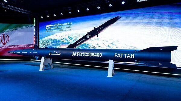 Um míssil do tipo Fattah (imagem de referência) - Sputnik Brasil