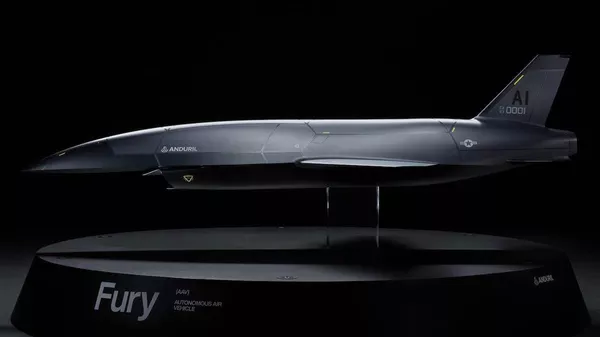 O veículo de assalto blindado (AAV, na sigla em inglês) Fury da Anduril Industries - Sputnik Brasil
