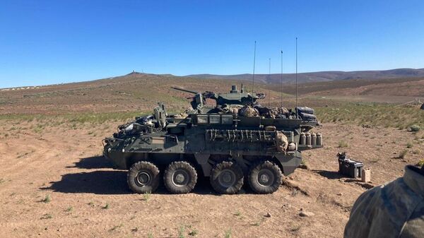 Vehículos blindados Stryker ofrecidos por EEUU a Argentina - Sputnik Brasil
