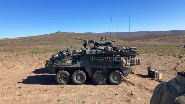 Vehículos blindados Stryker ofrecidos por EEUU a Argentina - Sputnik Brasil