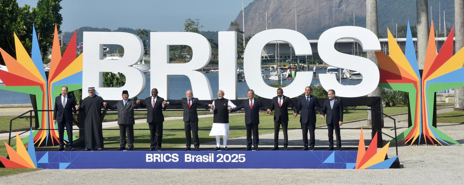 Primeiro dia da 17ª Cúpula do BRICS, no Rio de Janeiro. Museu de Arte Moderna do Rio de Janeiro (MAM Rio), Brasil, julho de 2025 - Sputnik Brasil, 1920, 07.07.2025