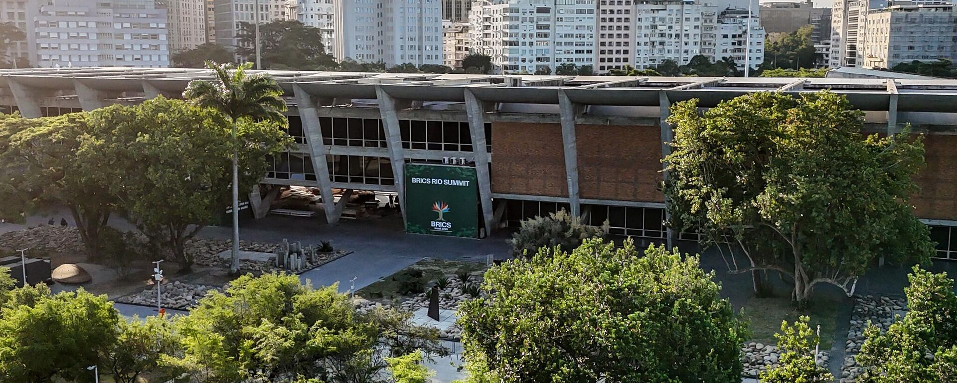 Museu de Arte Moderna do Rio (MAM Rio) é sede da 17ª reunião da Cúpula do BRICS - Sputnik Brasil, 1920, 06.07.2025