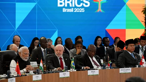 Abertura de sessão plenária na Cúpula de Líderes do BRICS. Rio de Janeiro, 6 de julho de 2025 - Sputnik Brasil