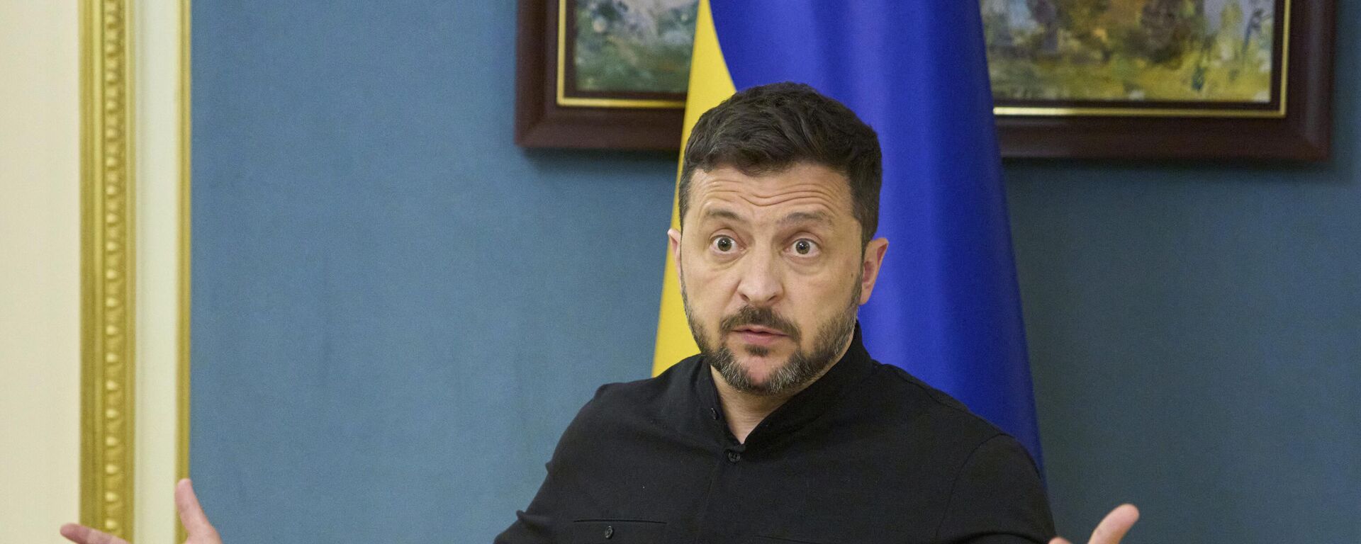 Zelensky fala durante coletiva em Kiev. Ucrânia, 19 de maio de 2025 - Sputnik Brasil, 1920, 26.07.2025