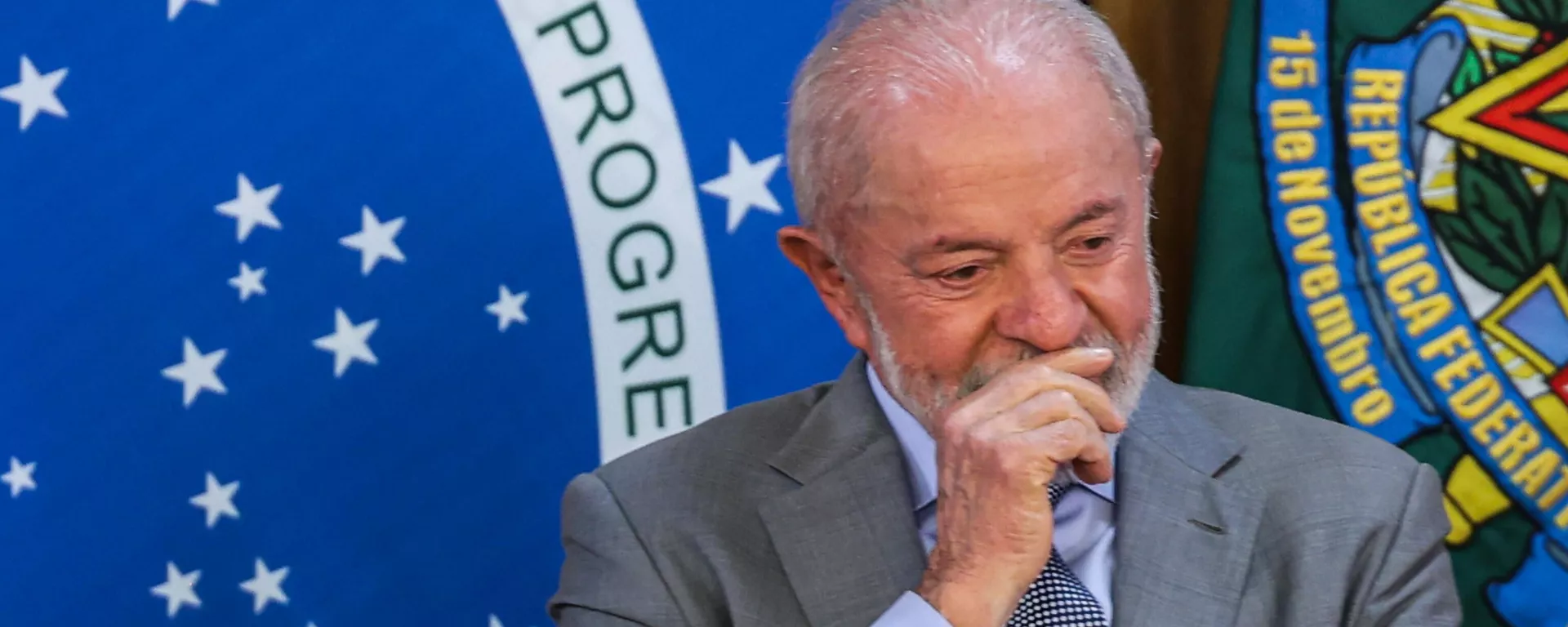 O presidente do Brasil, Luiz Inácio Lula da Silva, durante ato oficial em Brasília (DF), em 14 de julho de 2025 - Sputnik Brasil, 1920, 15.07.2025