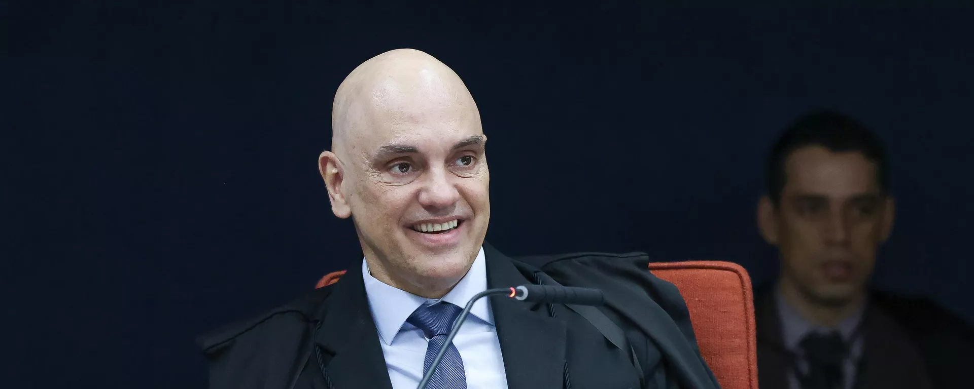 Ministro Alexandre de Moraes, do Supremo Tribunal Federal, durante sessão da Primeira Turma. Brasília (DF), 24 de junho de 2025 - Sputnik Brasil, 1920, 16.07.2025