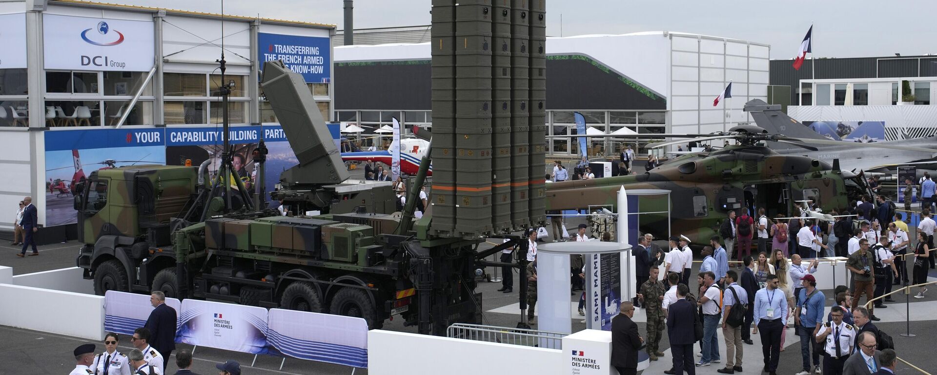 O sistema de defesa antiaérea SAMP-T. - Sputnik Brasil, 1920, 17.07.2025