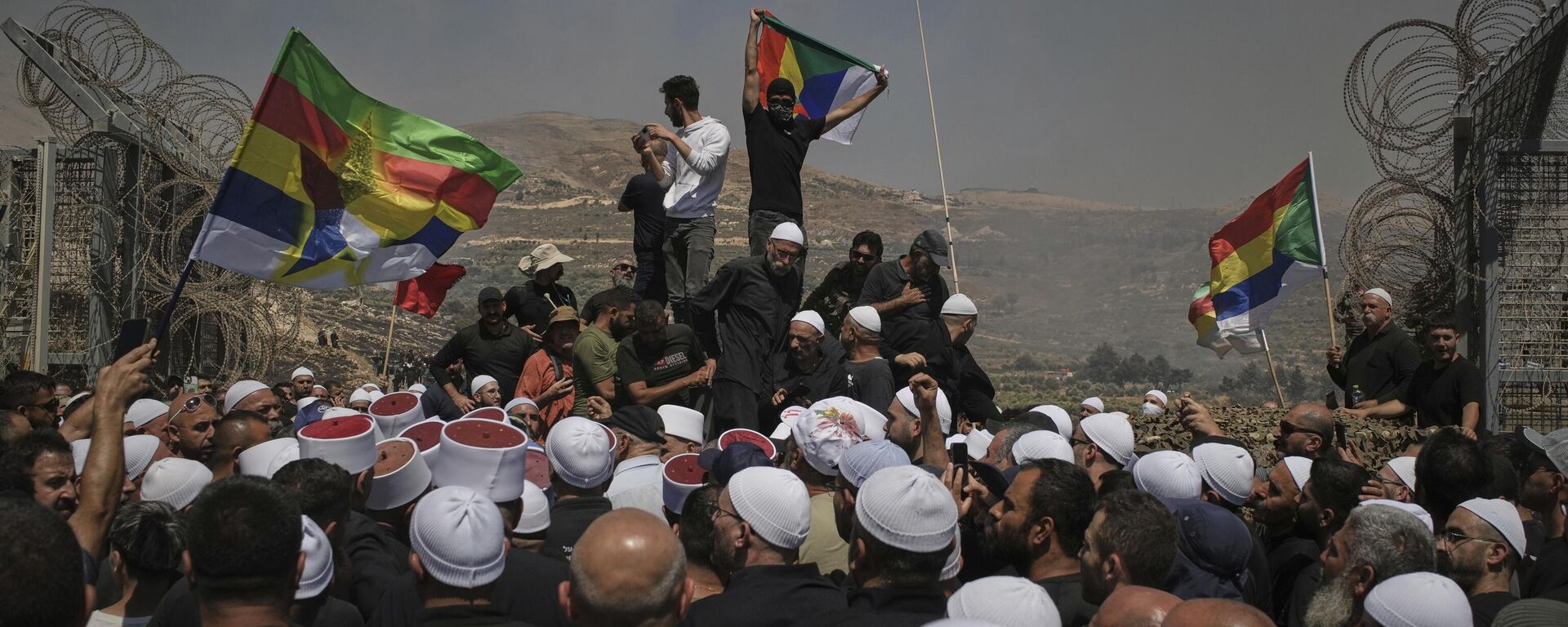 Protestos de drusos - Sputnik Brasil, 1920, 17.07.2025