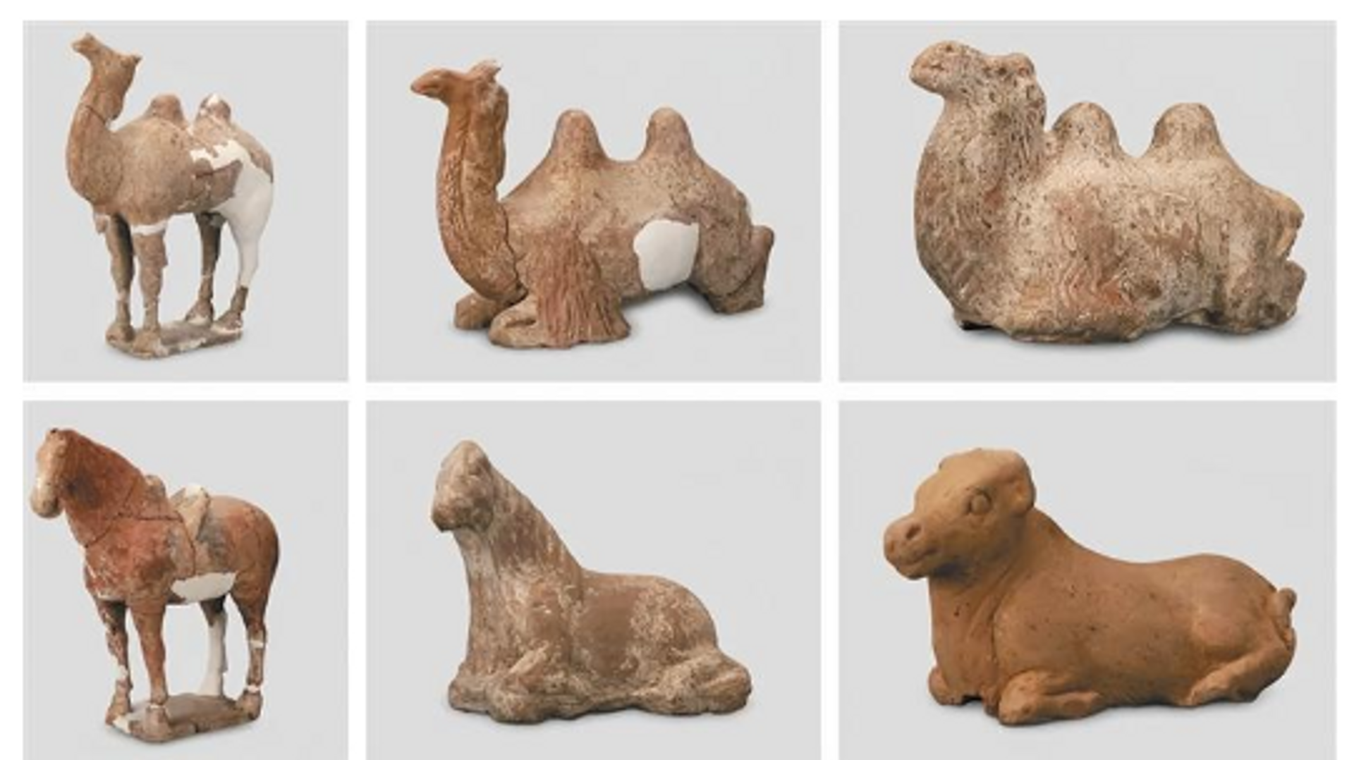 No detalhe, estatuetas cerâmicas e animais esculpidos em argila vermelha encontrados no túmulo de Kim Young, príncipe refém do reino coreano de Silla No detalhe, estatuetas cerâmicas e animais esculpidos em argila vermelha encontrados no túmulo de Kim Young, príncipe refém do reino coreano de Silla - Sputnik Brasil, 1920, 21.07.2025
