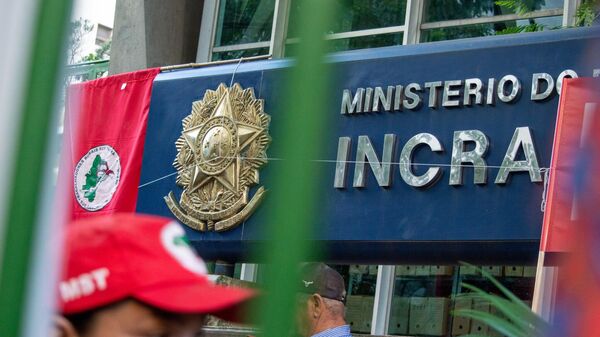Militantes do MST ocupam sede do INCRA. São Paulo, 23 de julho de 2025 - Sputnik Brasil