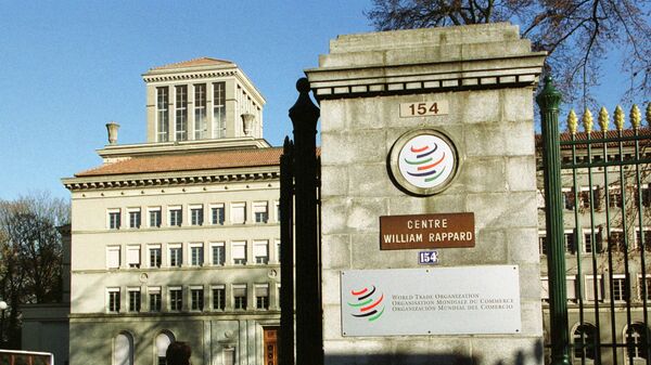 Sede da Organização Mundial do Comércio (OMC), em Genebra, na Suíça, em 3 de dezembro de 1999 - Sputnik Brasil