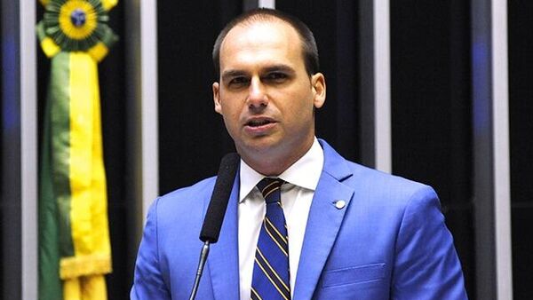 O deputado federal Eduardo Bolsonaro (PL-SP) durante audiência na Câmara dos Deputados, em Brasília (DF) - Sputnik Brasil