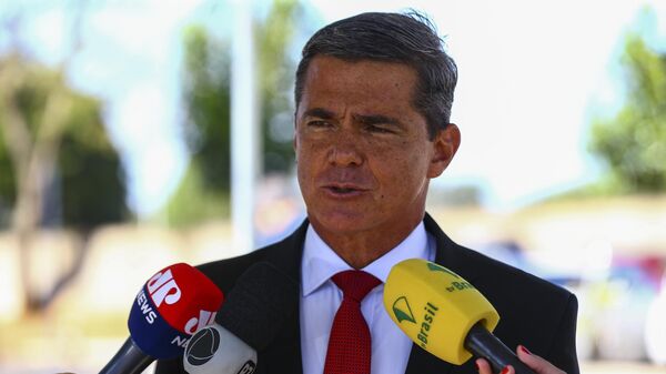 Mario Fernandes, então secretário-executivo da Secretaria-Geral da Presidência da República, durante o lançamento do Programa de Sustentabilidade da Presidência da República, no governo Jair Bolsonaro - Sputnik Brasil