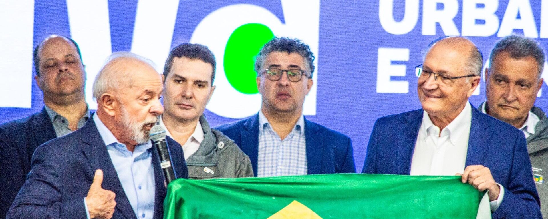 Lula durante o lançamento do programa Periferia Viva, parte do Novo PAC Seleções 2025, em Osasco. São Paulo, 25 de julho de 2025 - Sputnik Brasil, 1920, 25.07.2025