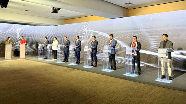 Debate de los candidatos presidenciales de Bolivia - Sputnik Brasil