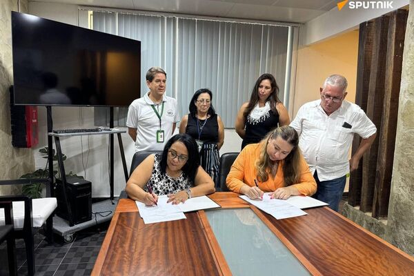Sputnik e Instituto Cubano de Informação e Comunicação Social assinam Memorando de Cooperação - Sputnik Brasil