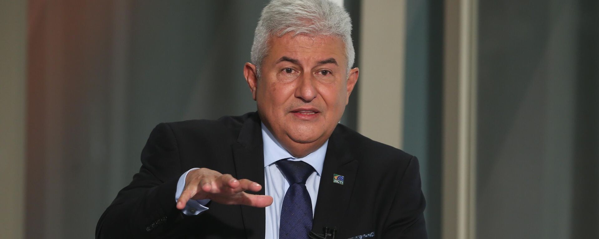 Senador Astronauta Marcos Pontes durante participação em programa de televisão, em 21 de fevereiro de 2022 - Sputnik Brasil, 1920, 06.08.2025