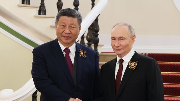Xi Jinping e Vladimir Putin - Sputnik Brasil