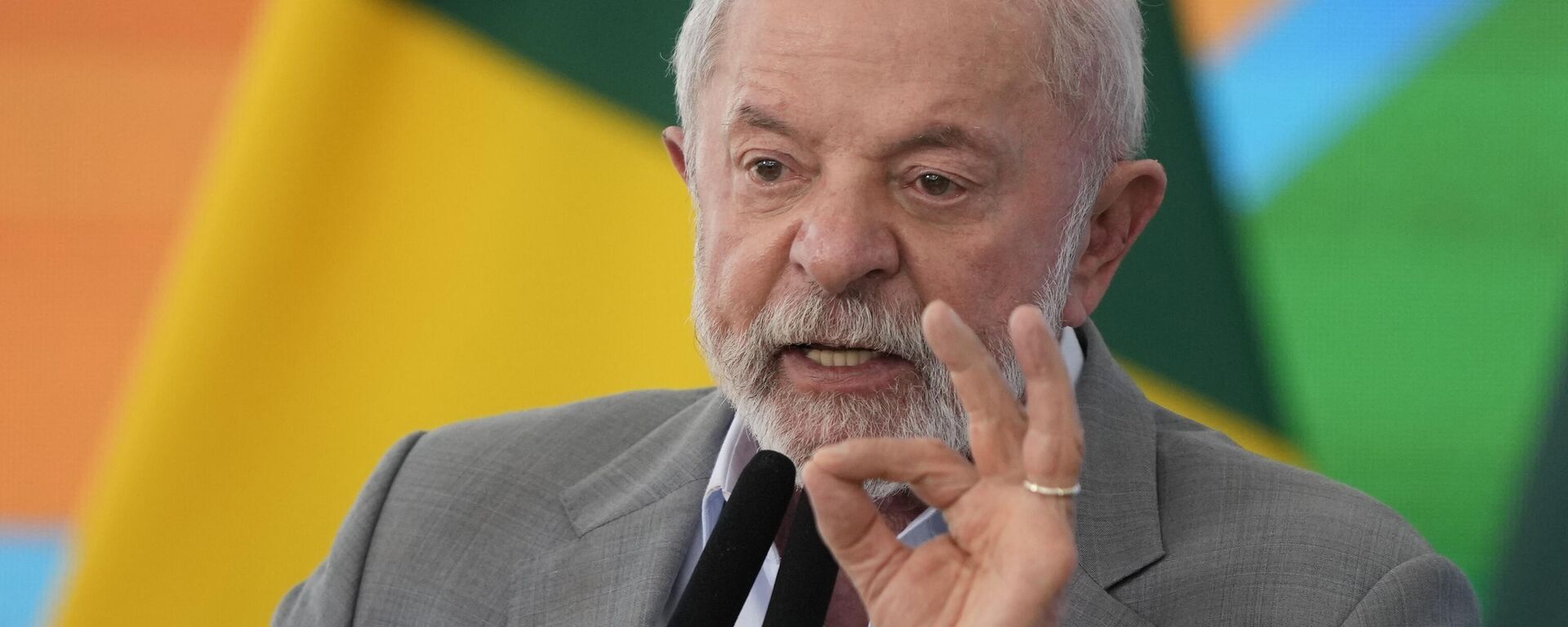 Presidente do Brasil, Luiz Inácio Lula da Silva fala durante evento no Palácio do Planalto. Brasília (DF), 1º de agosto de 2025  - Sputnik Brasil, 1920, 08.08.2025