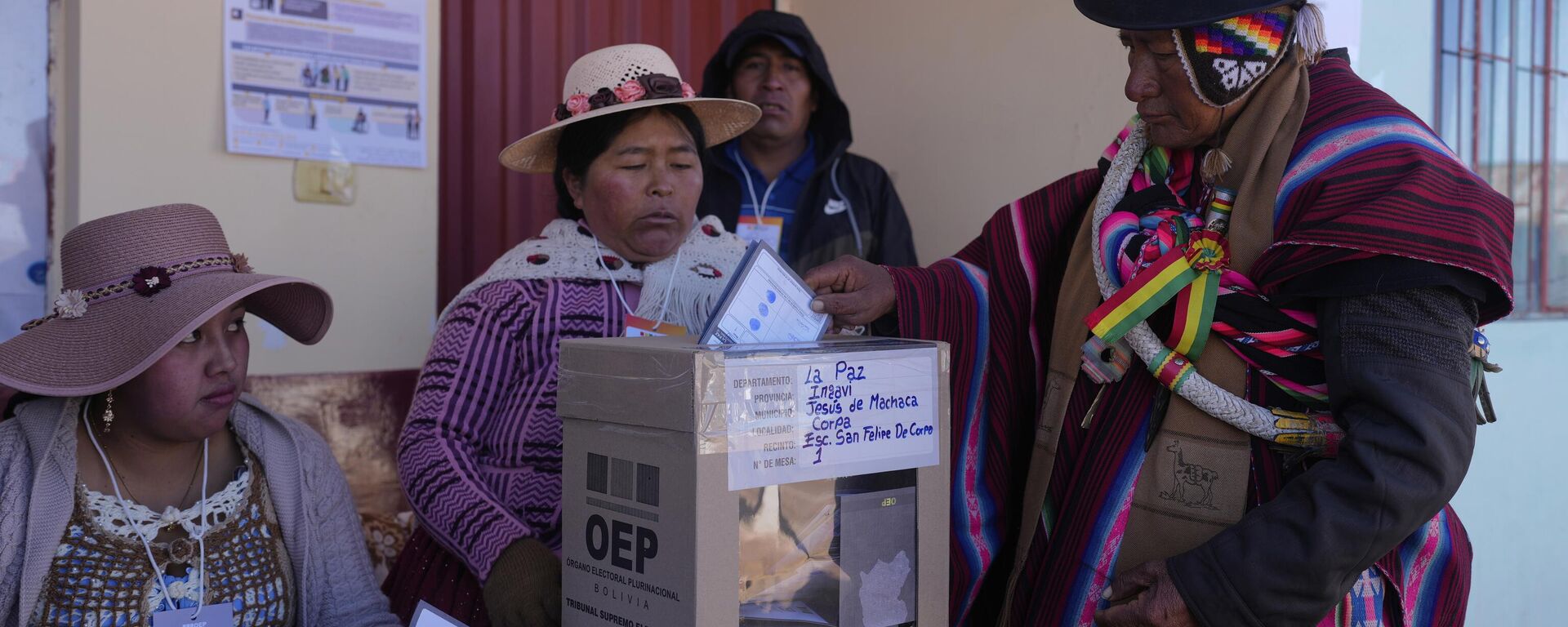 Eleições gerais na Bolívia, em Jesús de Machaca, em 17 de agosto de 2025 - Sputnik Brasil, 1920, 30.09.2025